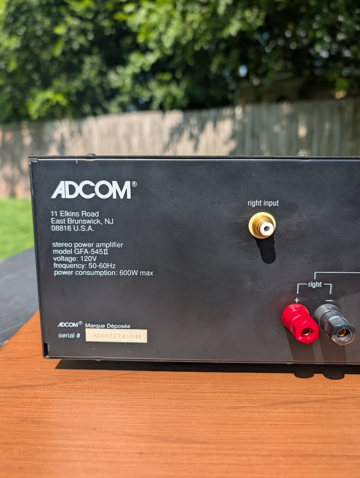 Adcom GFA-545II Power Amplifier