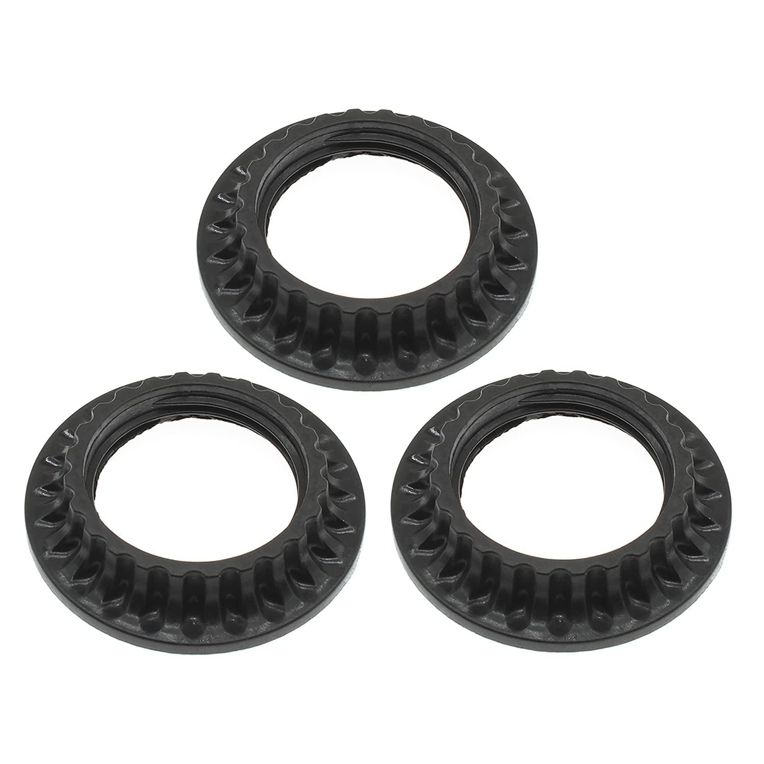 6 Pack E26 Light Socket Rings Lamp Shade Collar Retainer Ring for Light Fixtu...