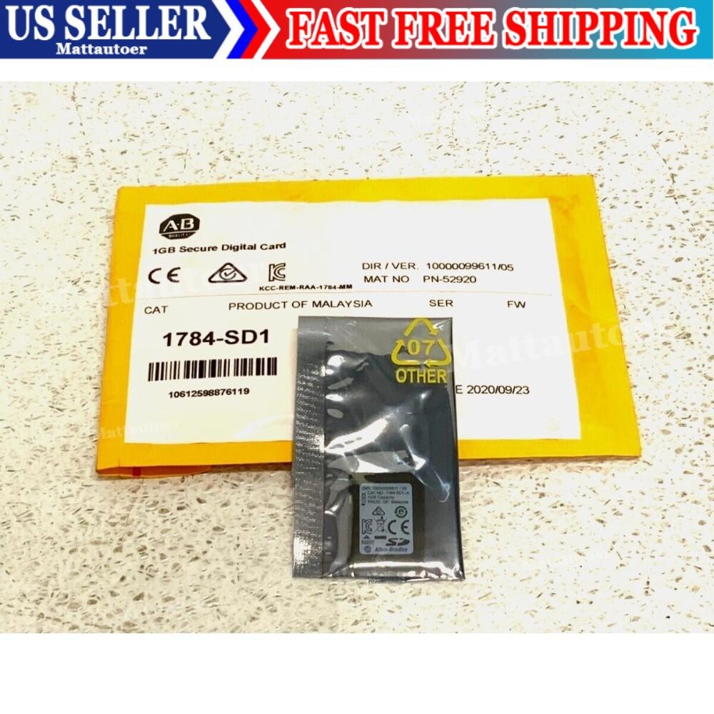 NEW AB 1784-SD1 Secure Digital Memory Card ControlLogix 1784SD1 US Free Tax