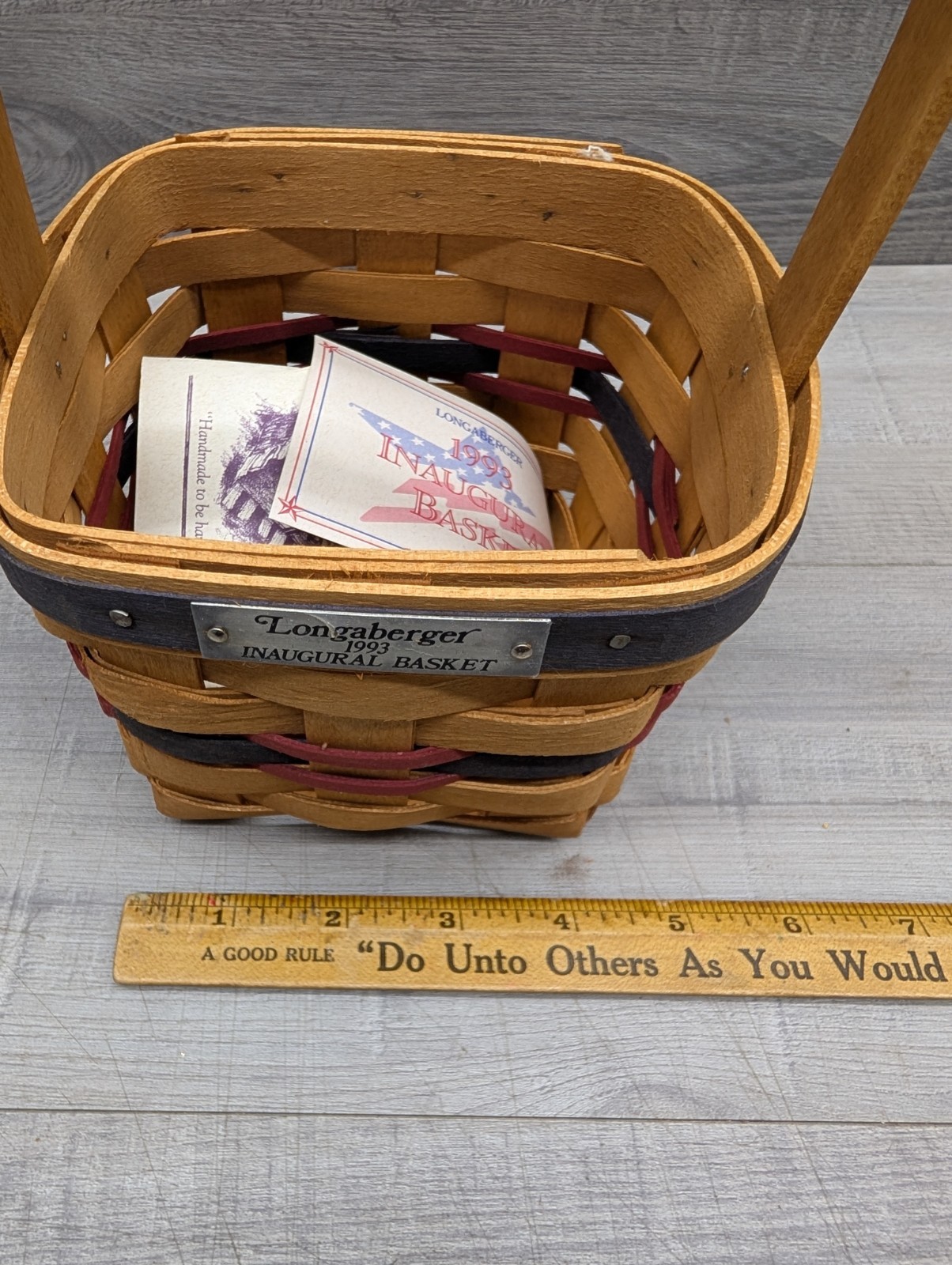 Longaberger 1993 Inaugural Basket