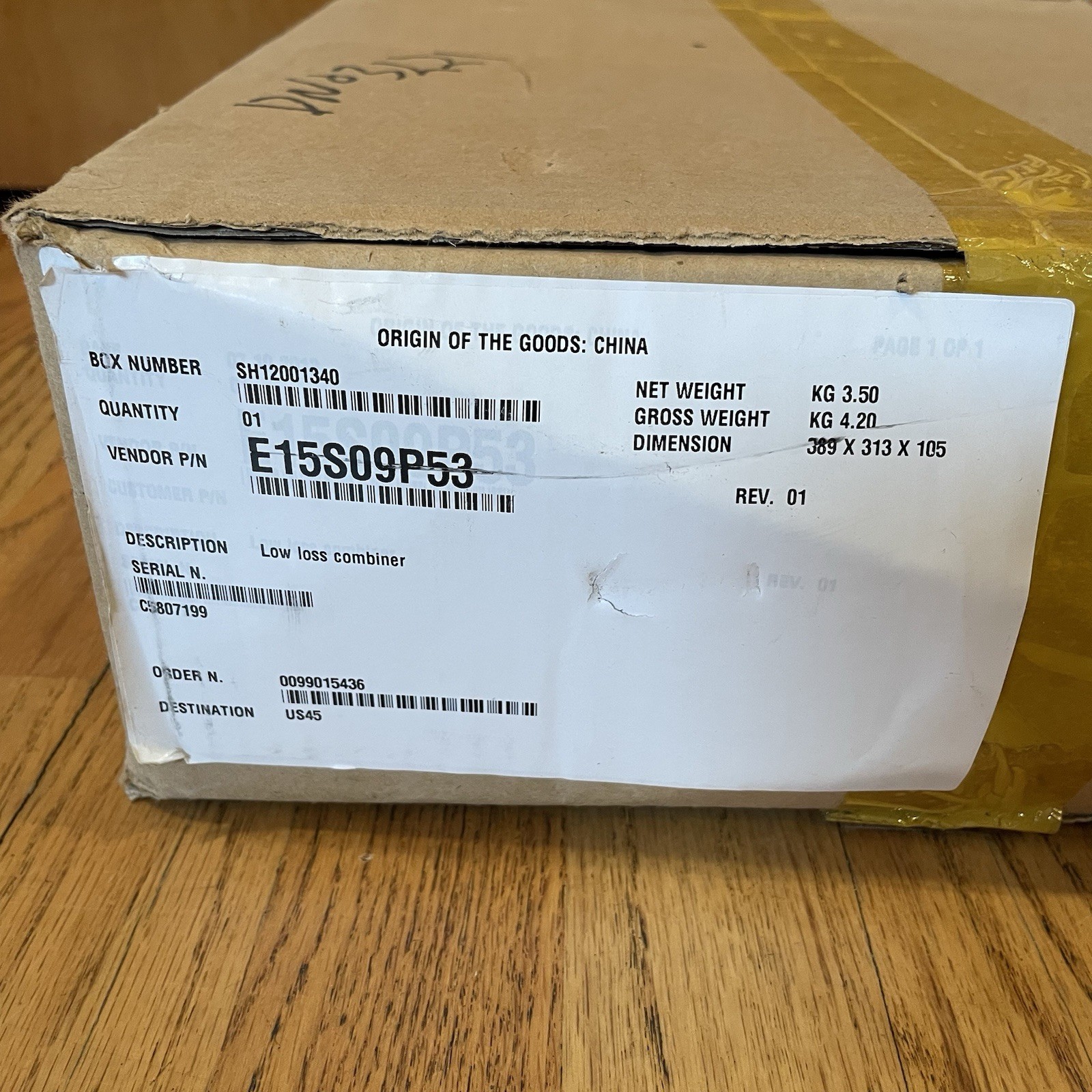 CommScope E15S09P5301 AWS LLC Combiner Tuning Version 1 NEW