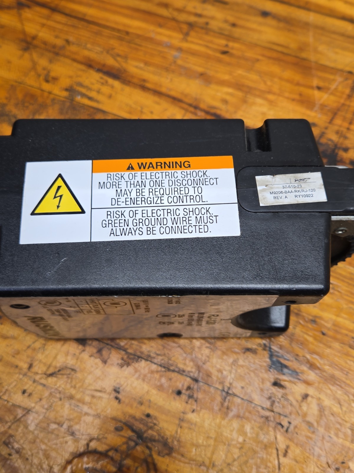 Ruskin RJ-120 electric spring return actu