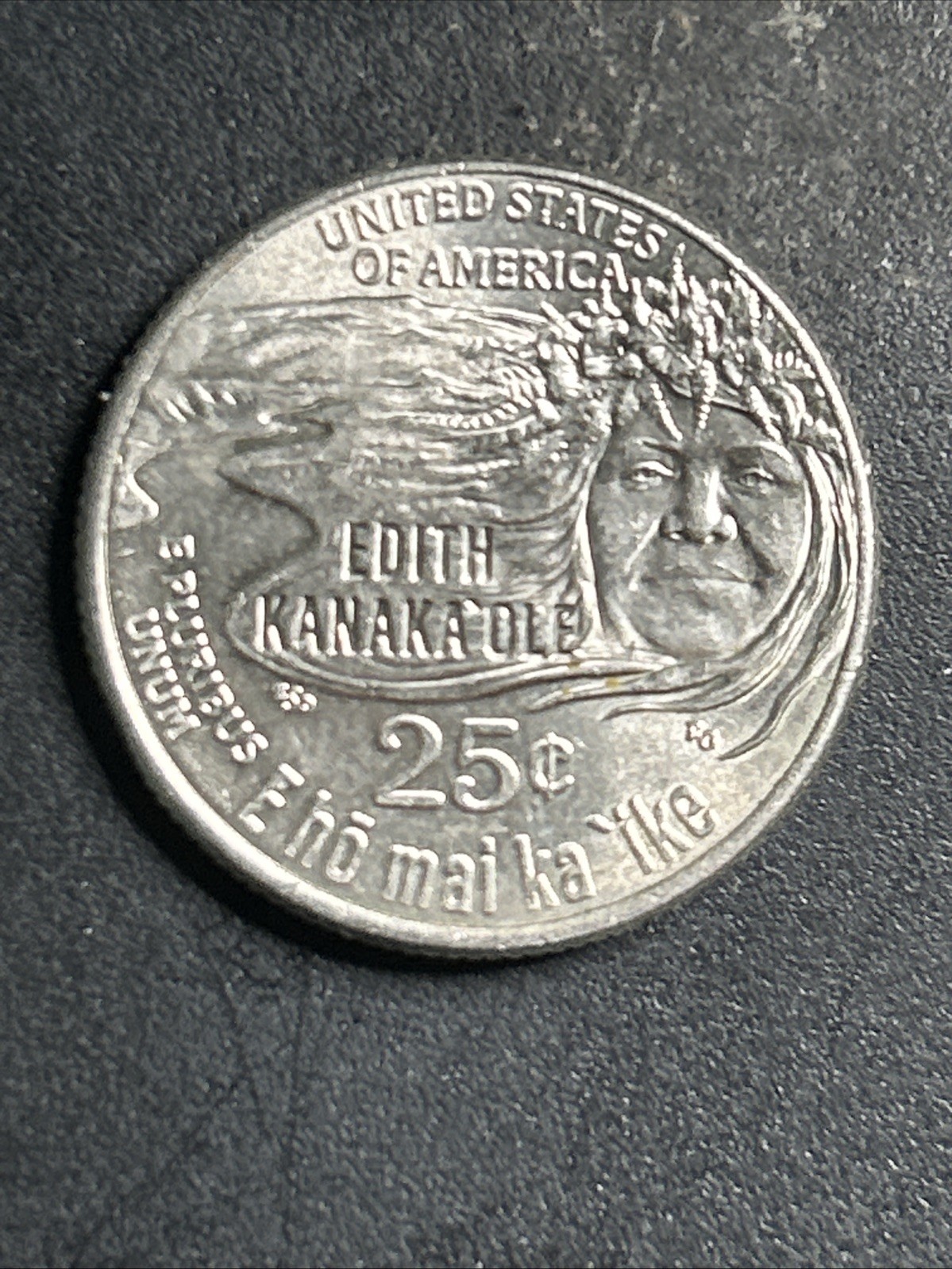 2005 Edith Kanaka Quarter Die Chip
