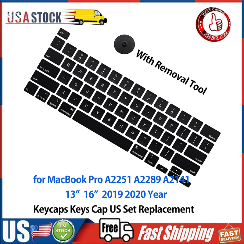 Keycaps Key US for MacBook Pro A2141 A2289 A2251 2019 2020 13" 16" Keyboard
