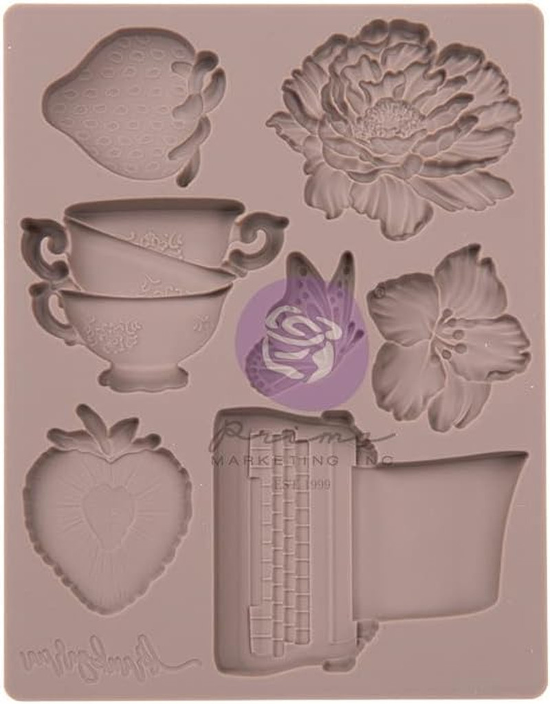Strawberry Milkshake Collection Silicone Mould - 3.5" X 4.5" X 8Mm