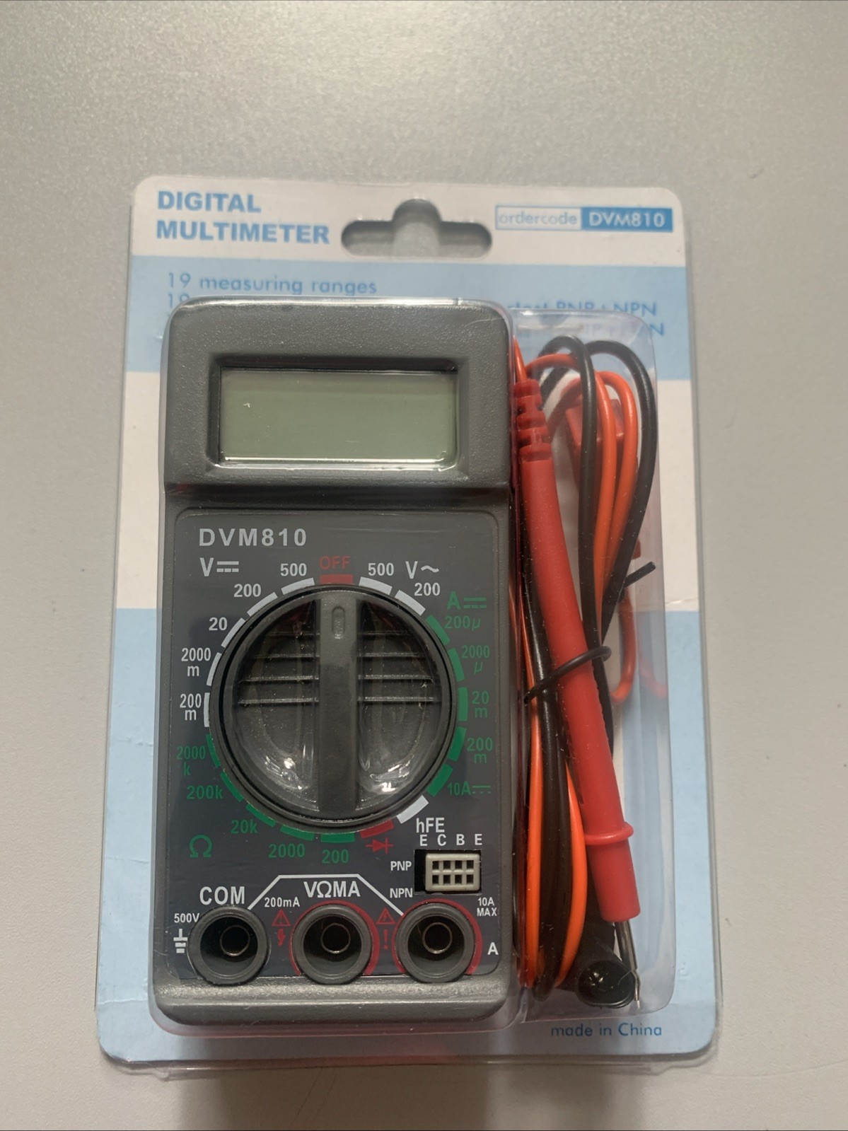 DIGITAL MULTIMETER VELLMAN DVM 810 MINI METER