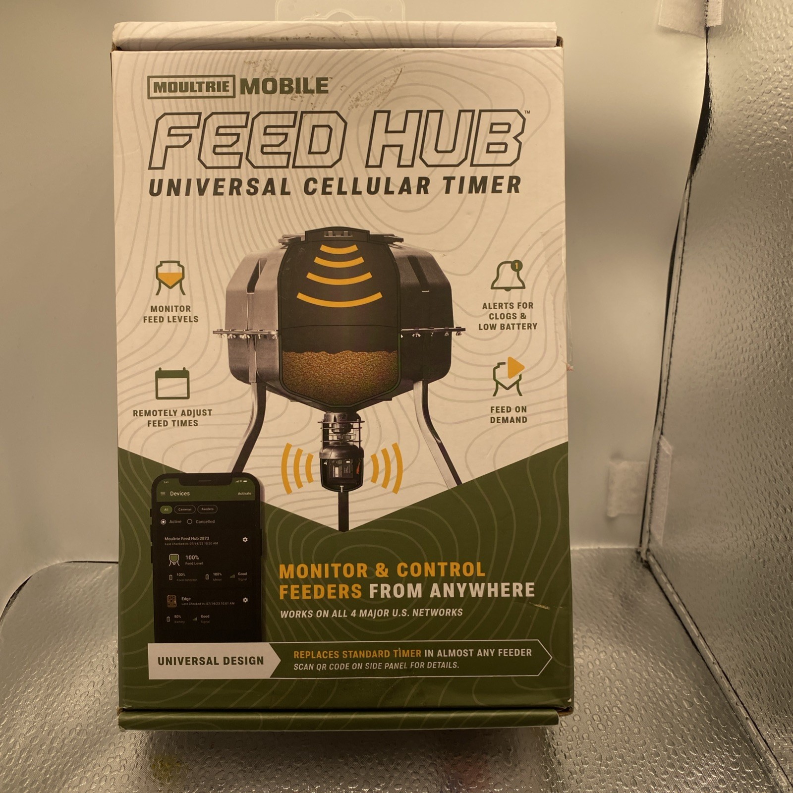 Moultrie Mobile Feed Hub Universal Cellular Timer Sealed