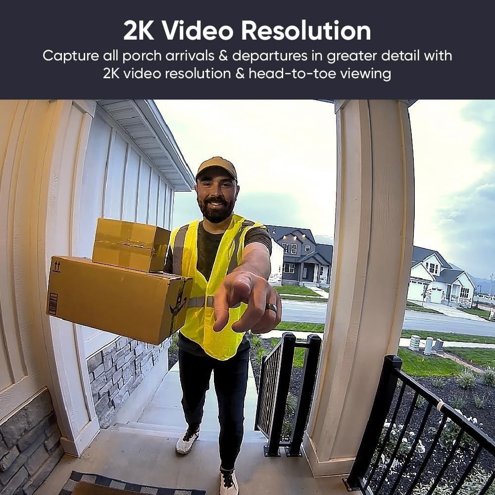 Wired Doorbell Camera v2 with Alexa & Google Assistant