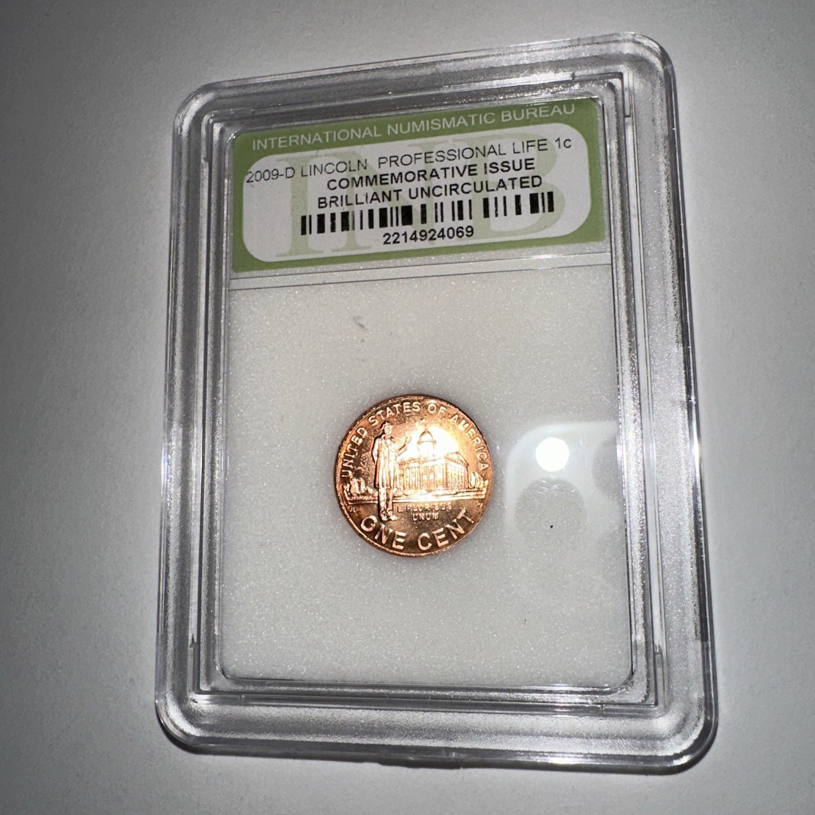 2009 P Lincoln Presidency 1C Commemorative Issue Brilliant Uncirculated Graded