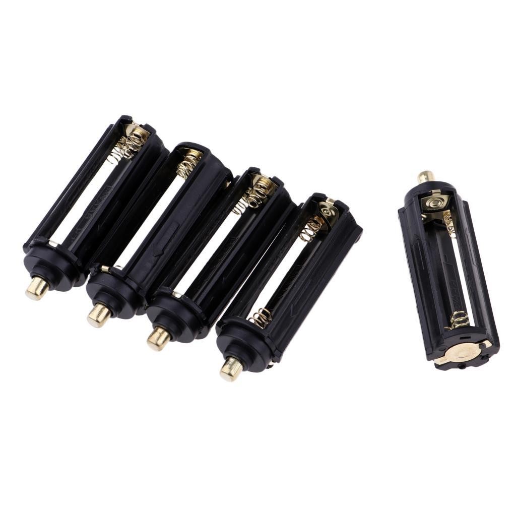 5pcs/pack Camping Flashlight Torch Holder Container for 3x