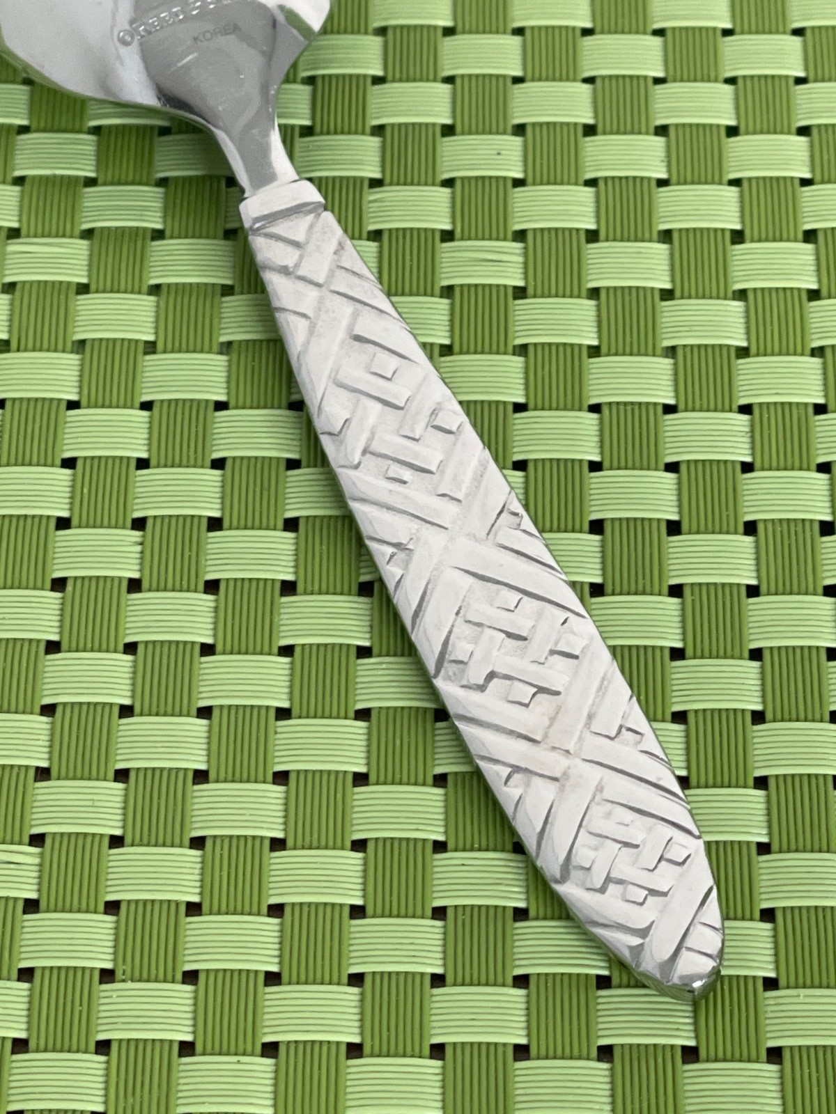 Reed & Barton ENGLISH BRAID Stainless Teaspoon Glossy Flatware - 6 1/2"