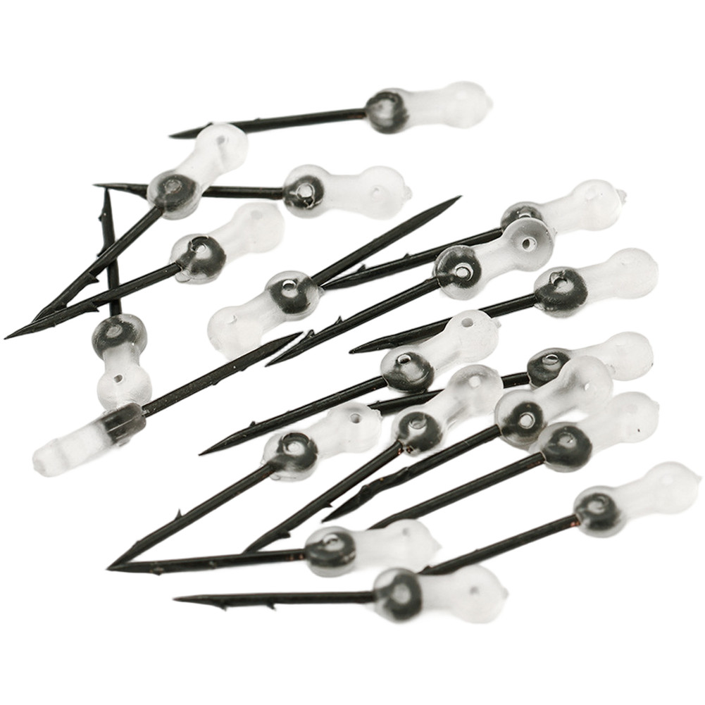 Carp Fishing Hook Sting Pin Bait Spike with Clear Stops for Ronnie Rig