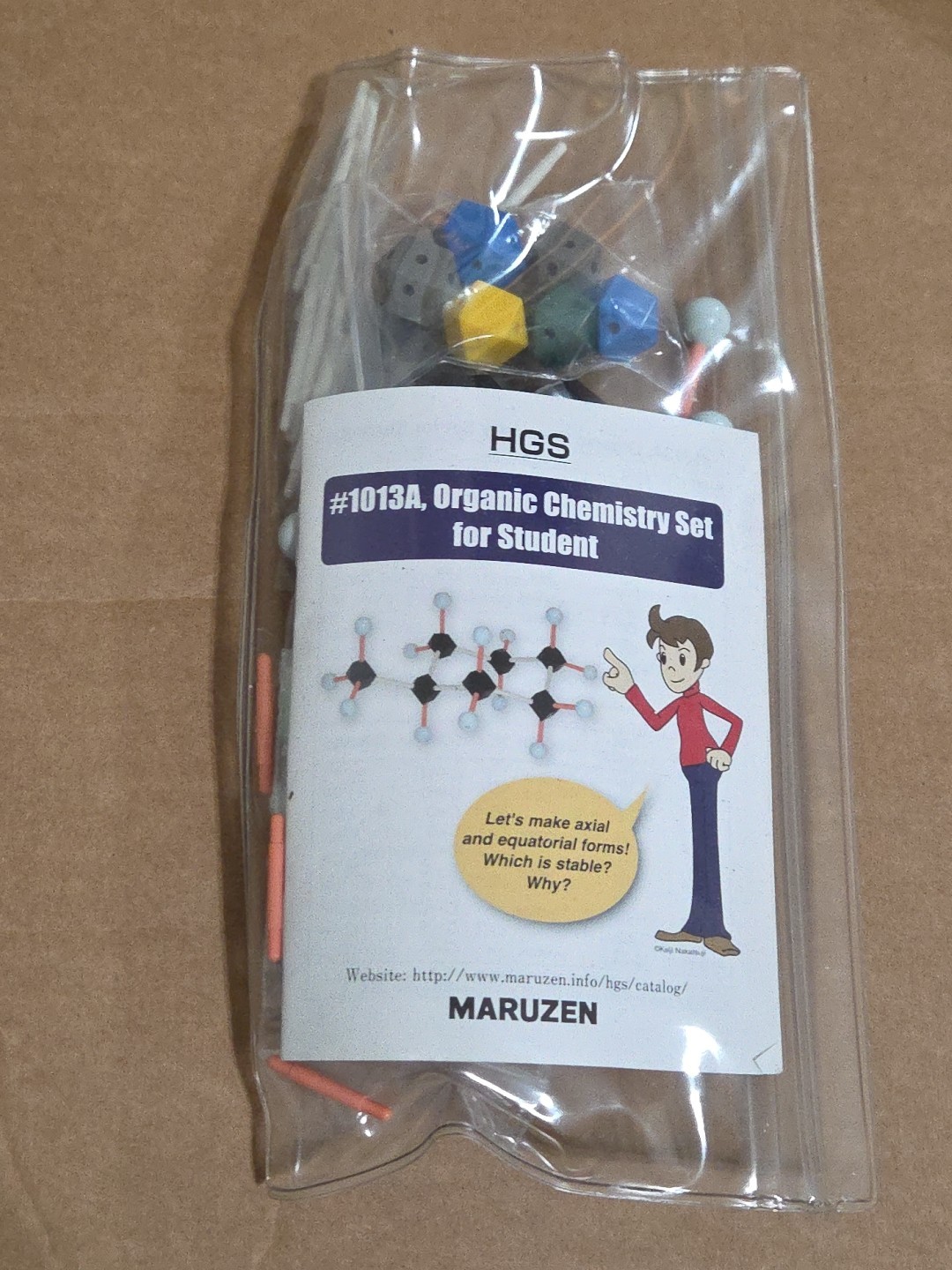 Brand New Organic Chemistry Model Set for  1013a | Maruzen Japan | $40 Value