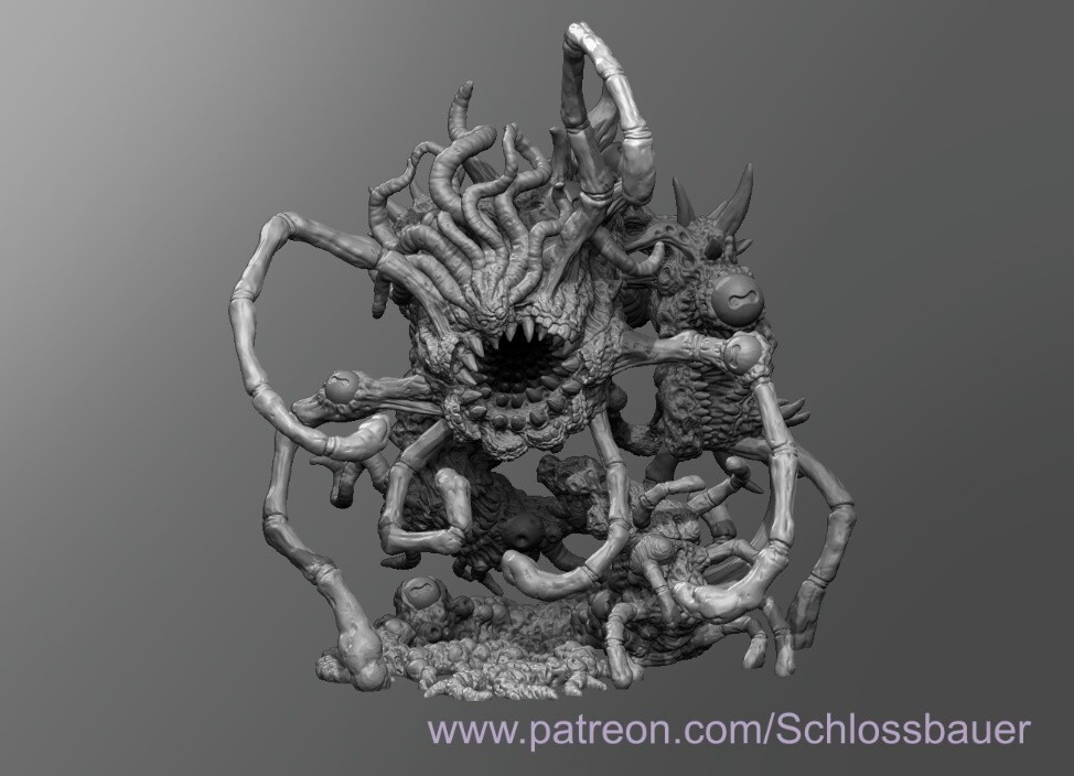 Dungeons and Dragons - HD Resin Print - Huge Ooze - Formless Spawn
