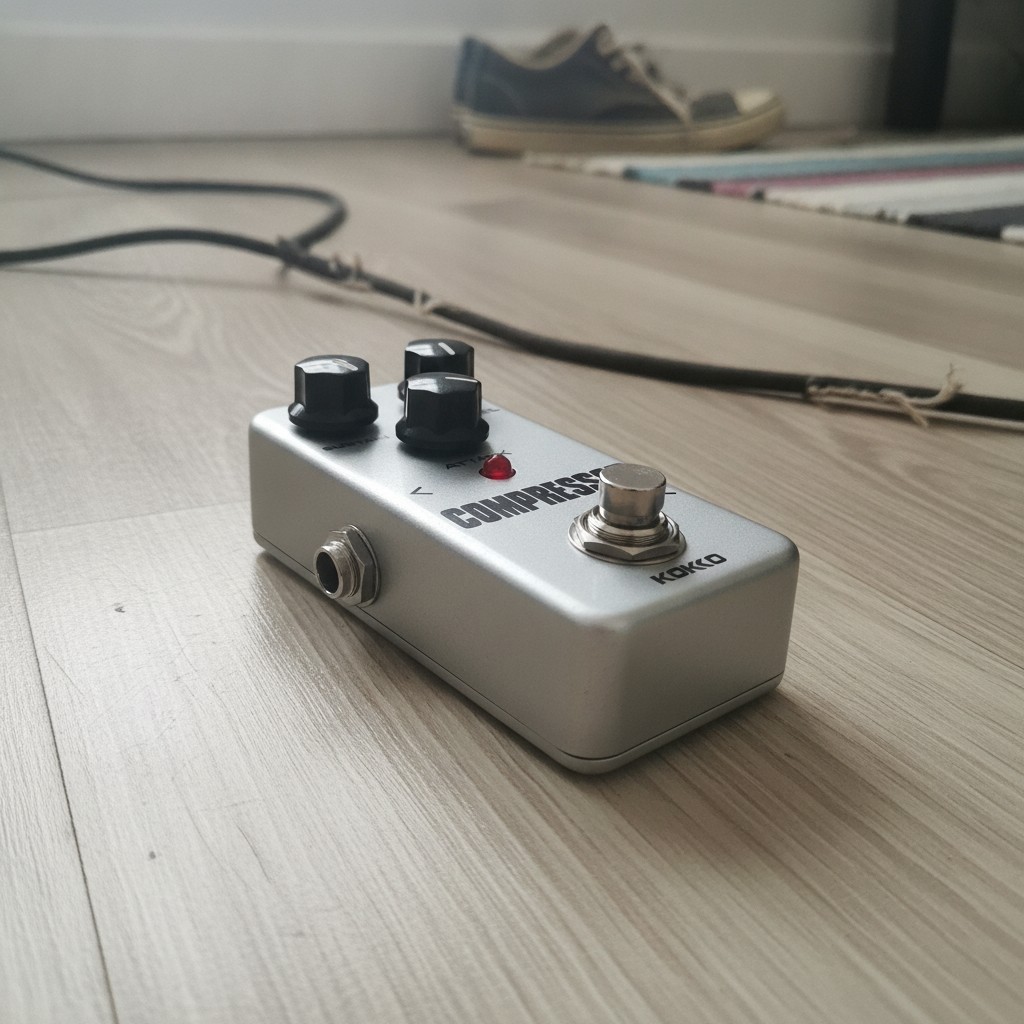 LED Indicator Mini Compressor Effects Pedal - Perfect for Home or Studio
