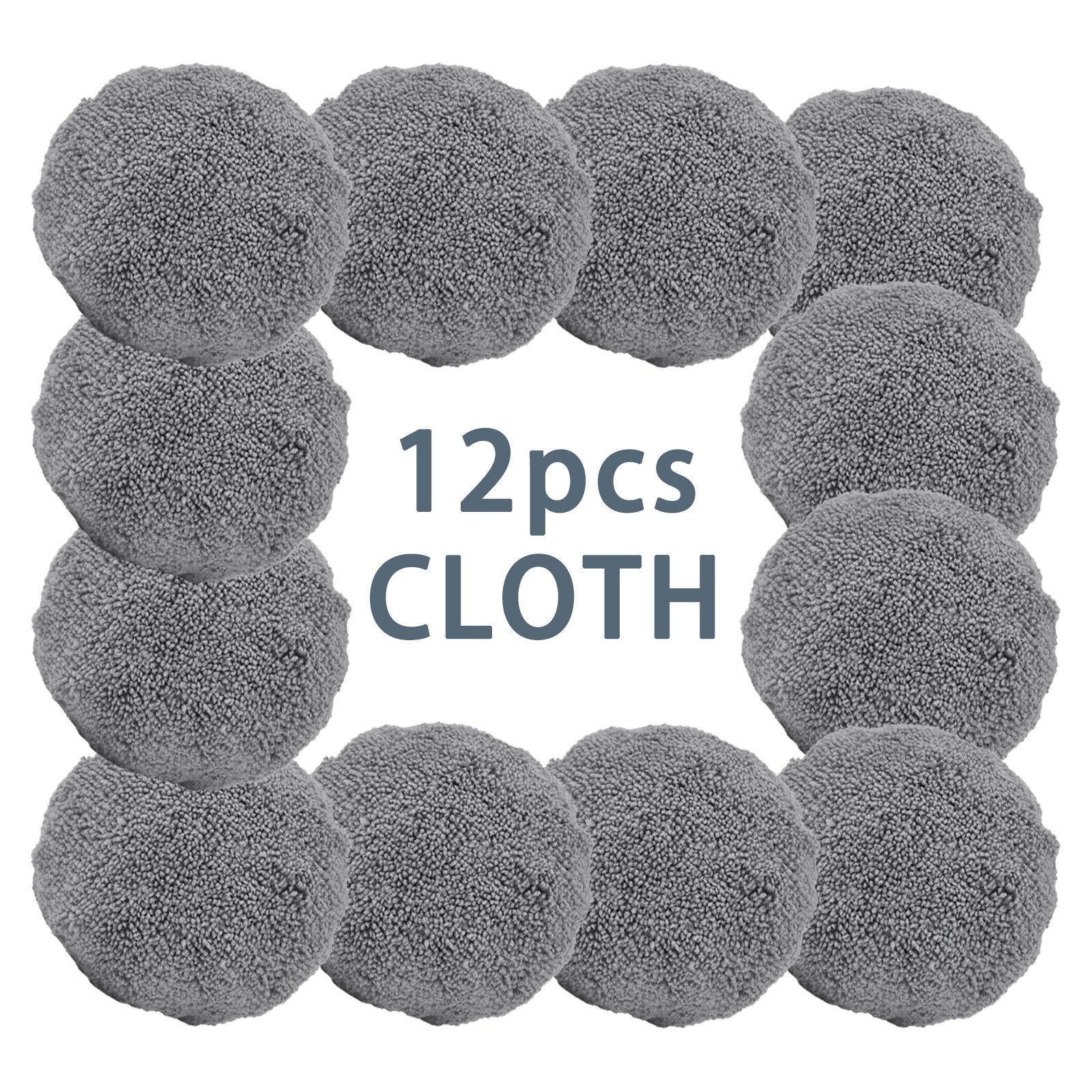 12Pcs Replacement Mop Cloths For Hobot 168 188 198 368 388 Window Cleaning Robot