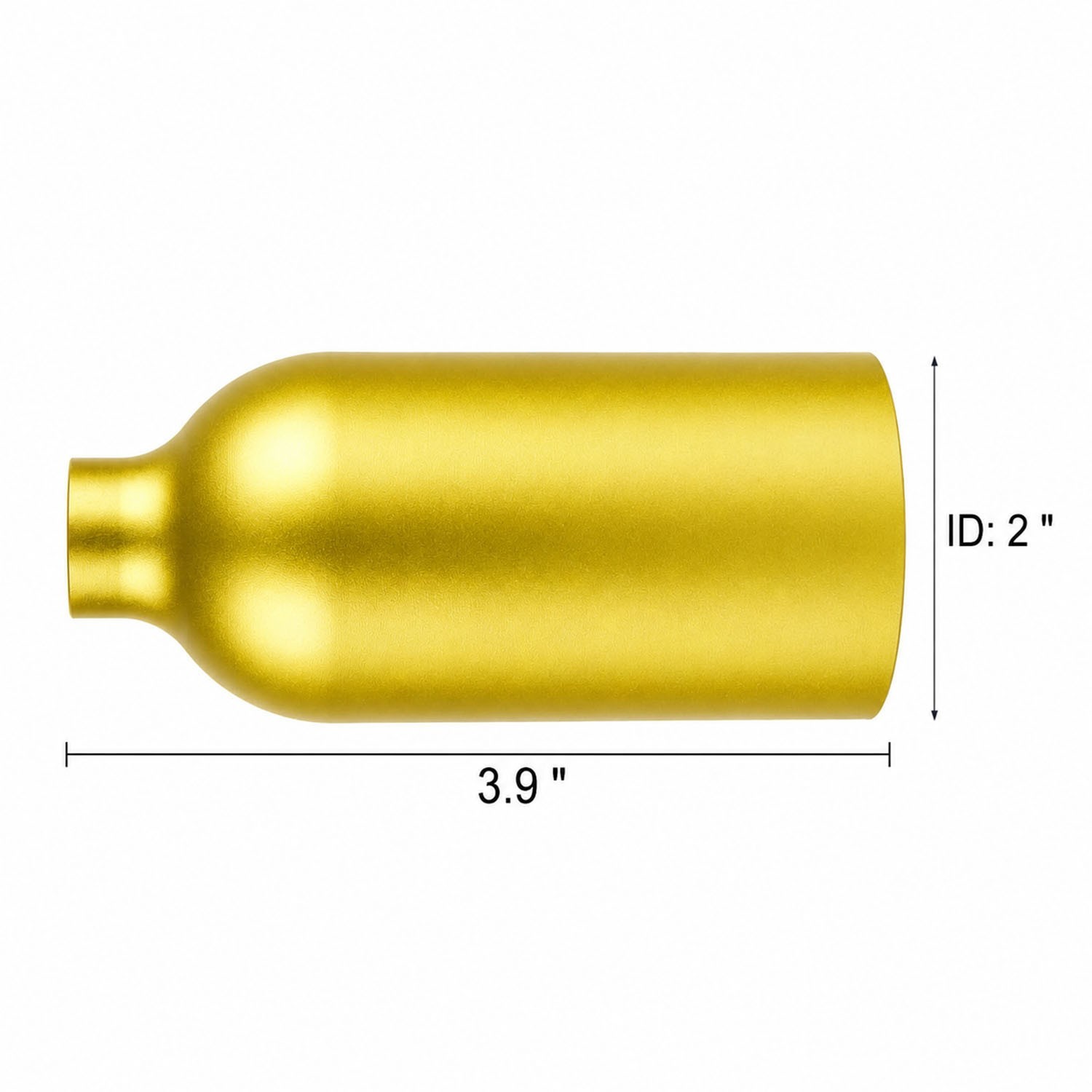 GOLD Golf Ball Launcher 1/2-28 TPI Fits Glock 9mm Or .22 LR Pistols Blanks