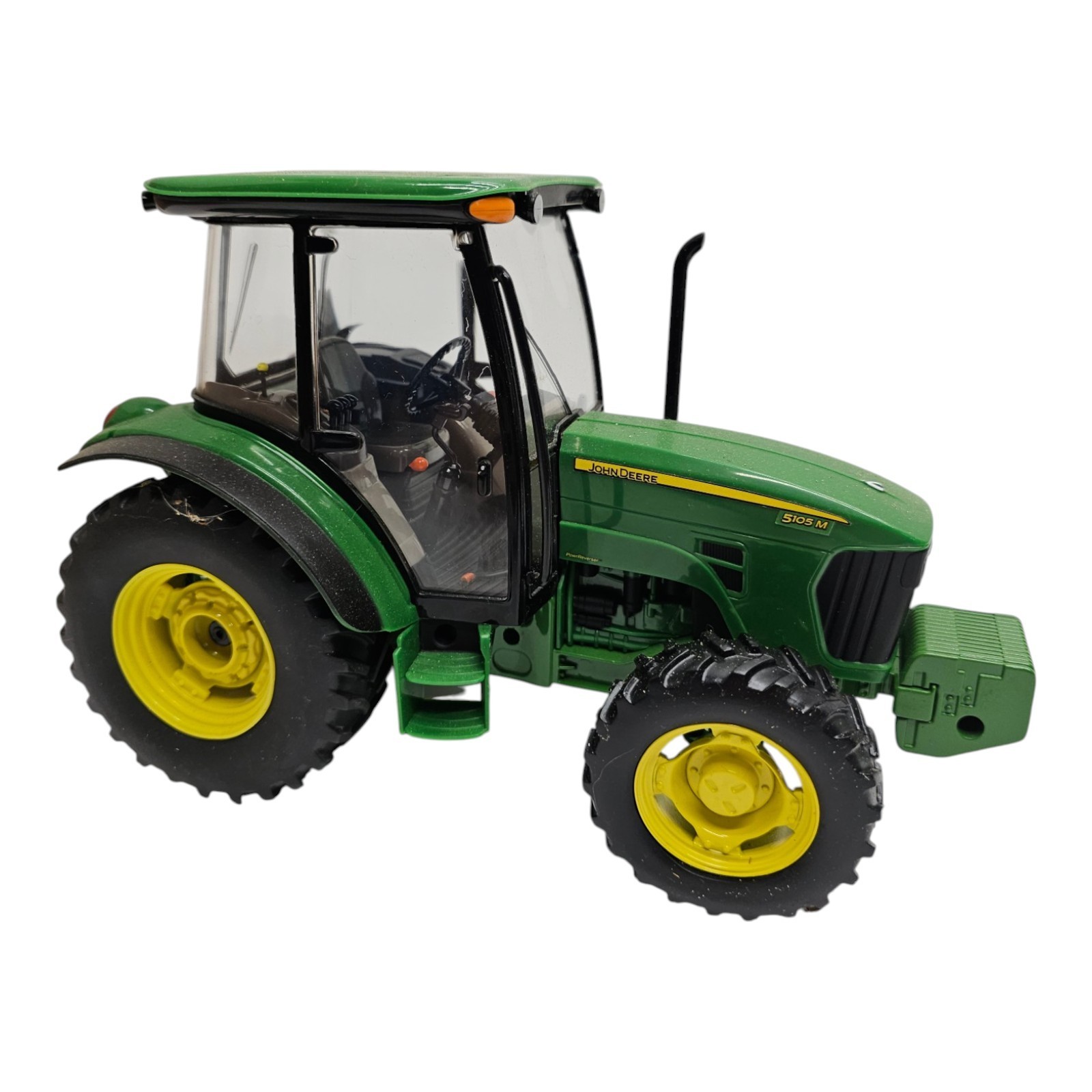 John Deere Toy Tractor Prestige 5105M 10 In Metal Green Replica