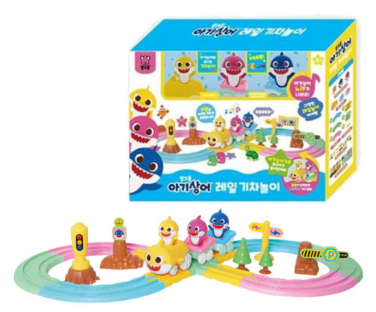 Pinkfong Baby Shark Rail Train Playset | 100% Authentic | Ships from Korea