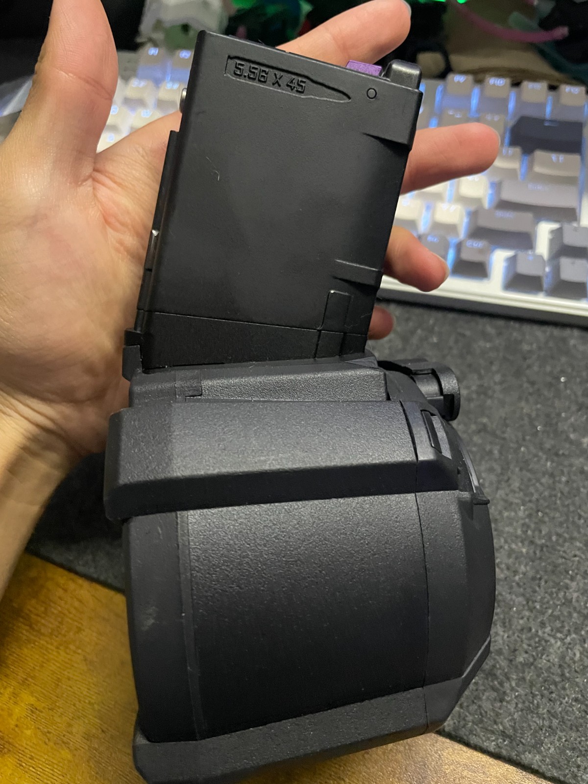 CYMA 500 Round Auto Winding & Sound Control Electric Drum Magazine for CGS & MWS
