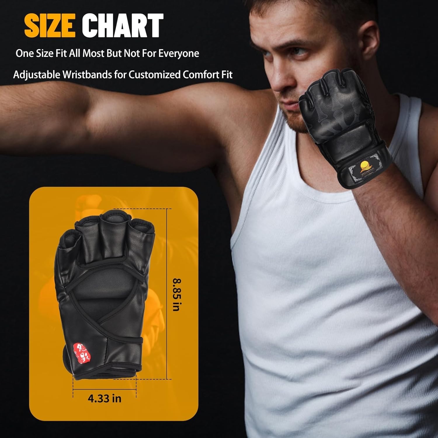Breathable Half-Finger Boxing Gloves with Strong Grip for Ultimate Training