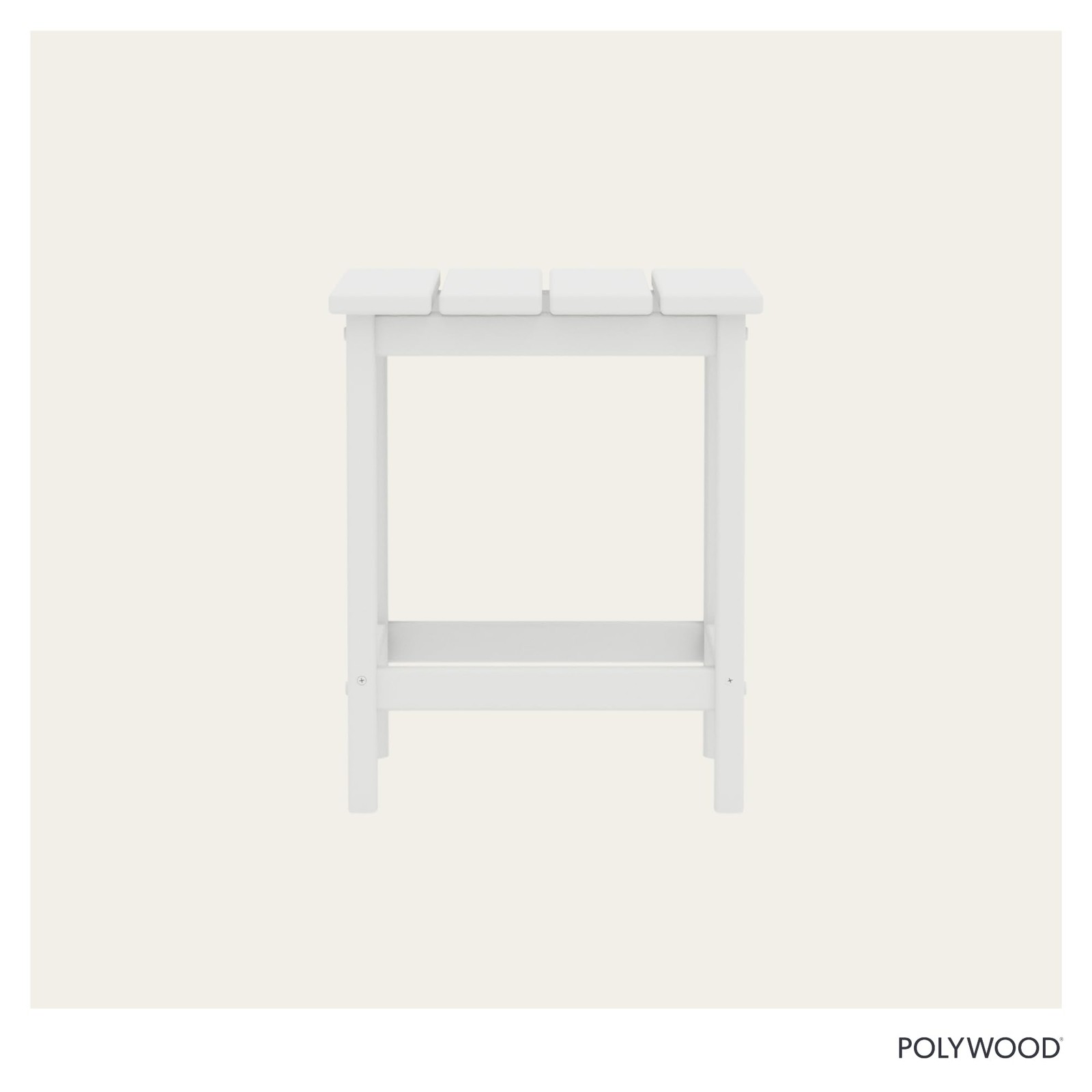 Long Island 18" Side Table, White