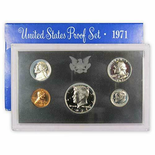 1971-S US PROOF SET WITH BOX--Gem Brilliant--FREE SHIPPING