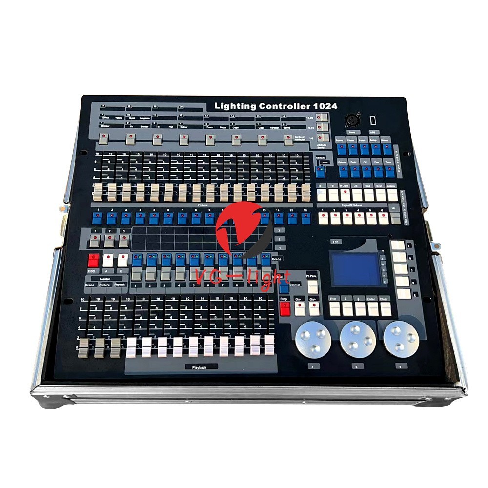 1024 KingKong Controller DMX Console DMX 512 Stage Light Mixer with road case