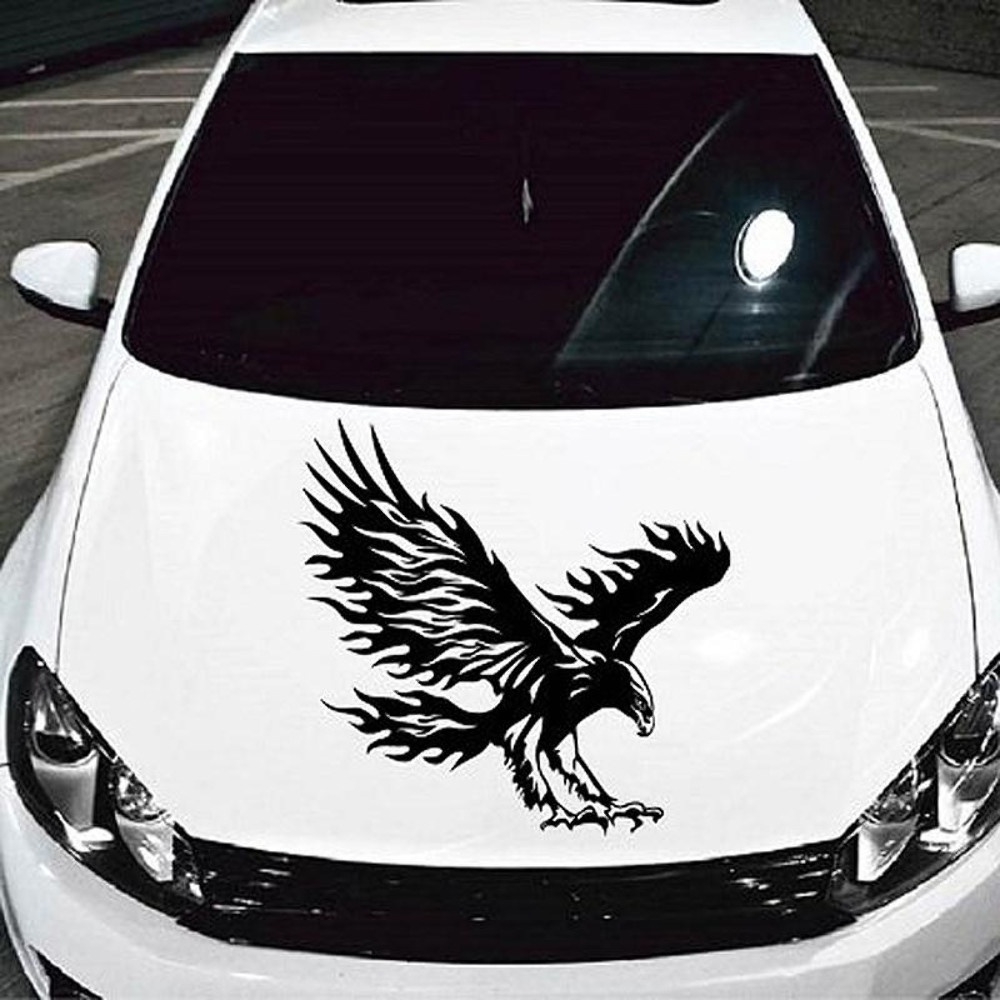 Buy Black/white New Reflective Car Hood Decal Side Door Die Cut Vinyl Decal