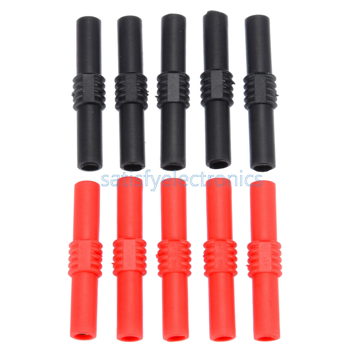 4PCS 4mm Insulated Female to Female Banana Jack Coupler Adapter Connector