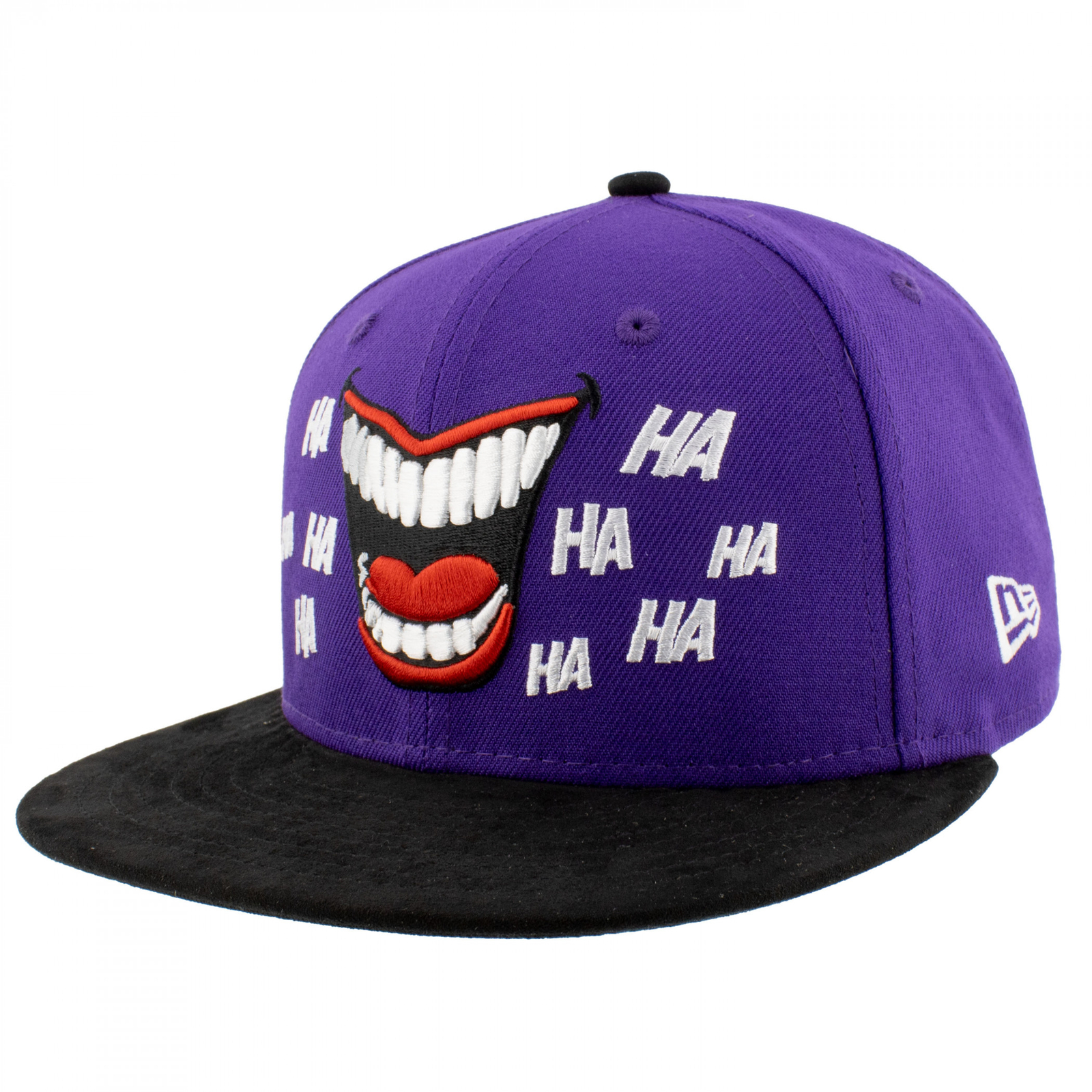 The Joker Big Laughs New Era 59Fifty Fitted Hat Purple
