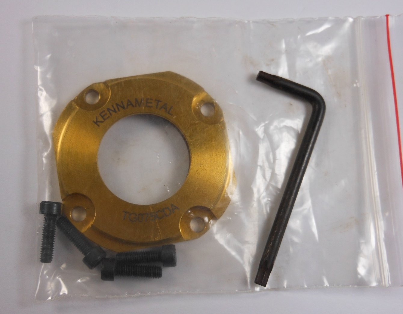 KENNAMETAL Coolant Disk Cap TG075CDA KEN2980893