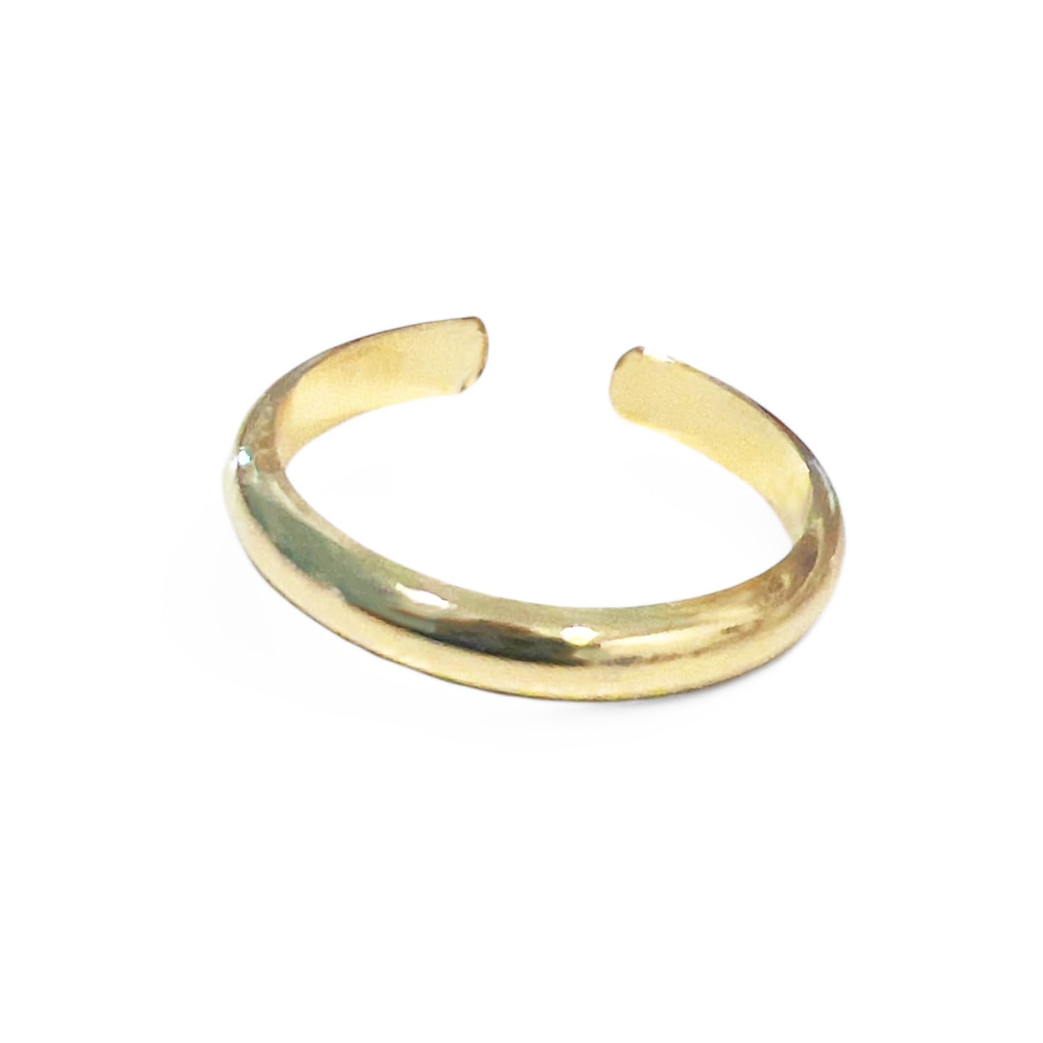 3mm Band 14k Gold Fill Comfort-Fit Toe Ring | Adjustable Ring For Foot, Knuck...
