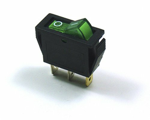 CYGUSA Illuminated Automotive Rocker Switch - Green