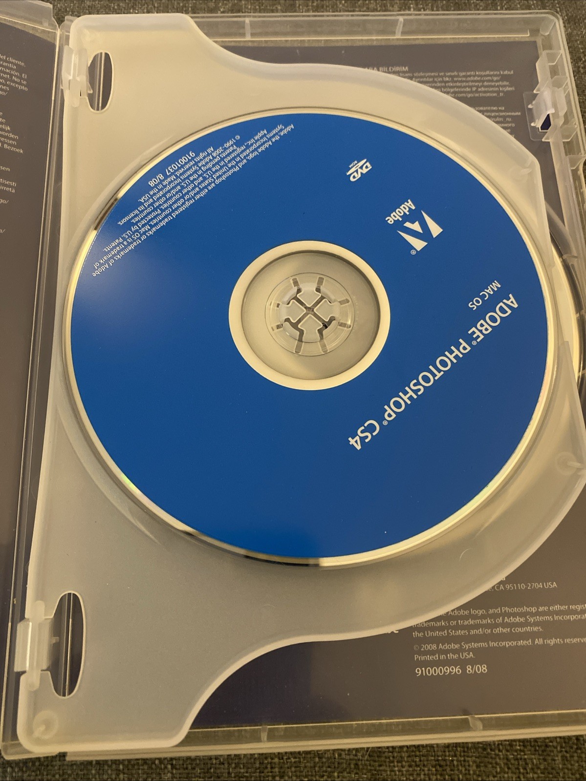 (T) Adobe Photoshop CS4 Upgrade for MAC + Learning Creative Ste 4 Serial Number