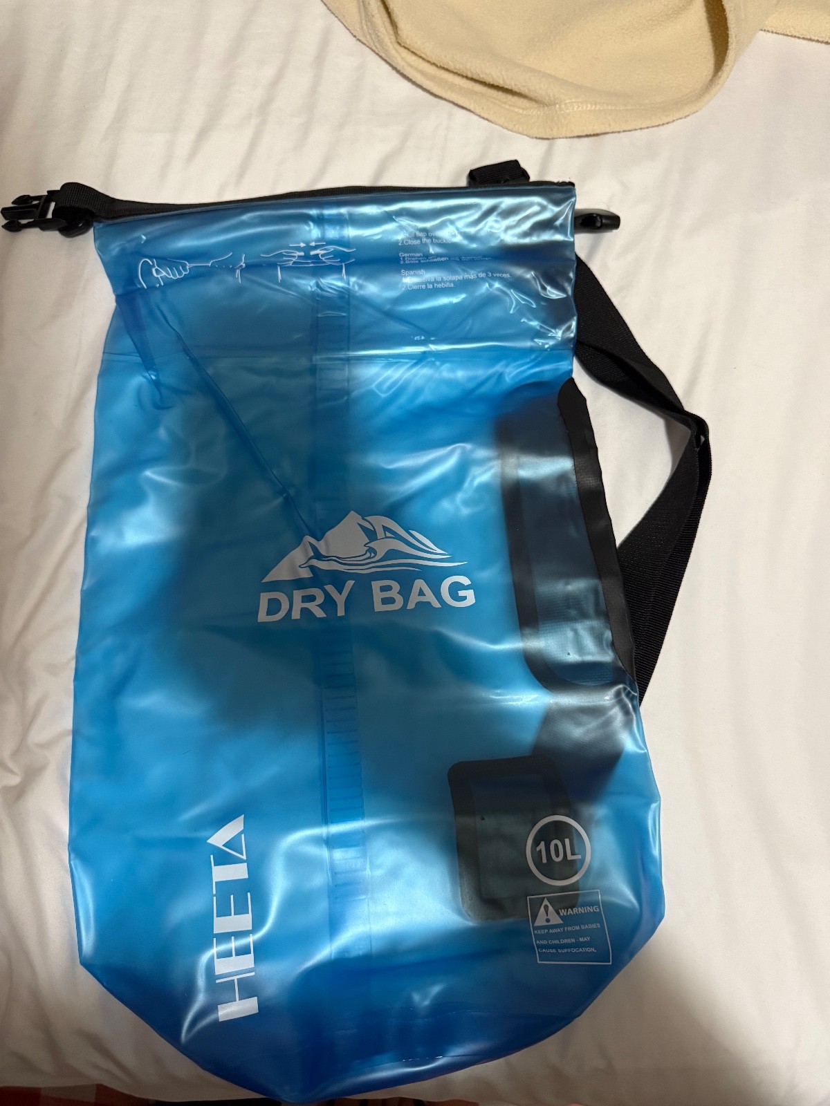 waterproof transparent bag for camping