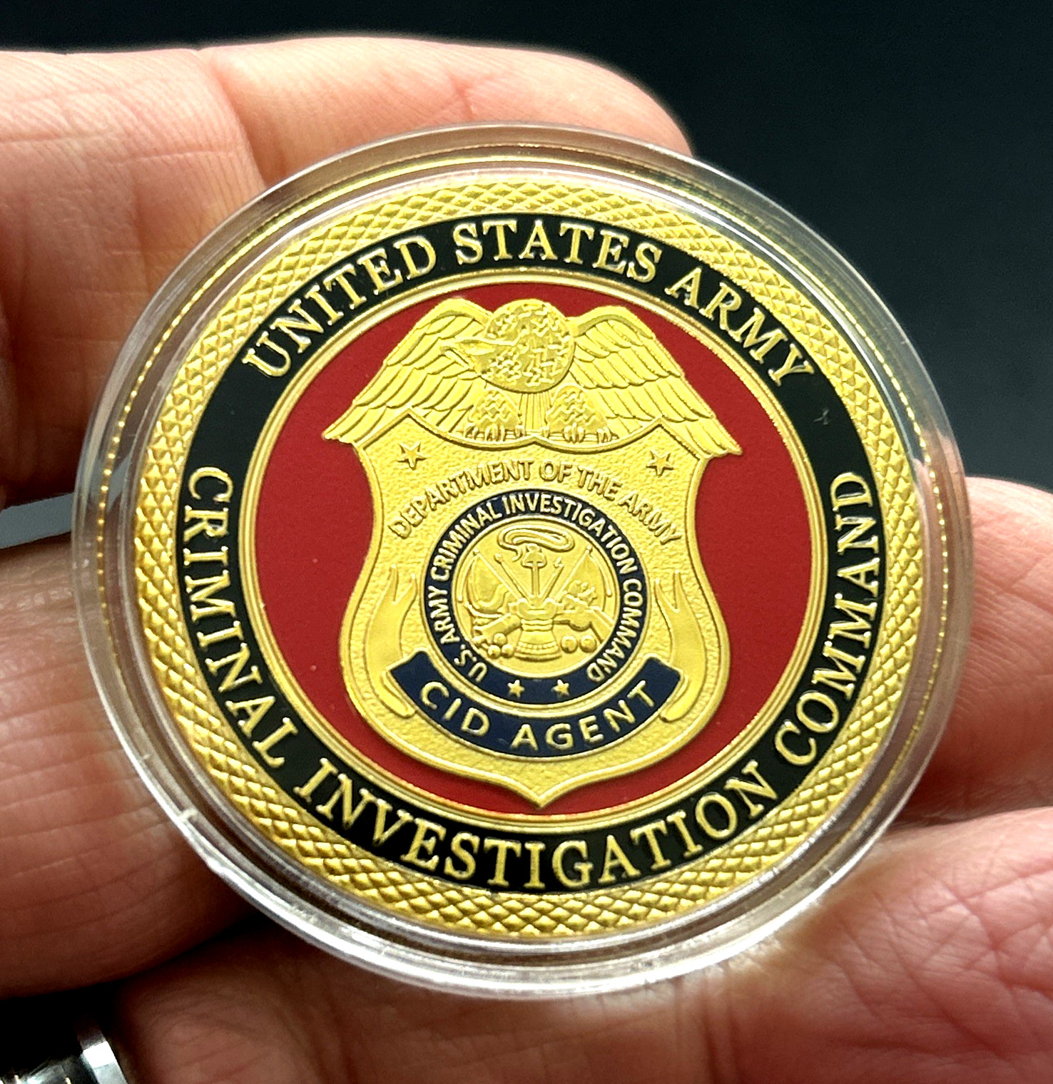 ARMY CID Criminal Investigation Division Command USA US Army Challenge Coin