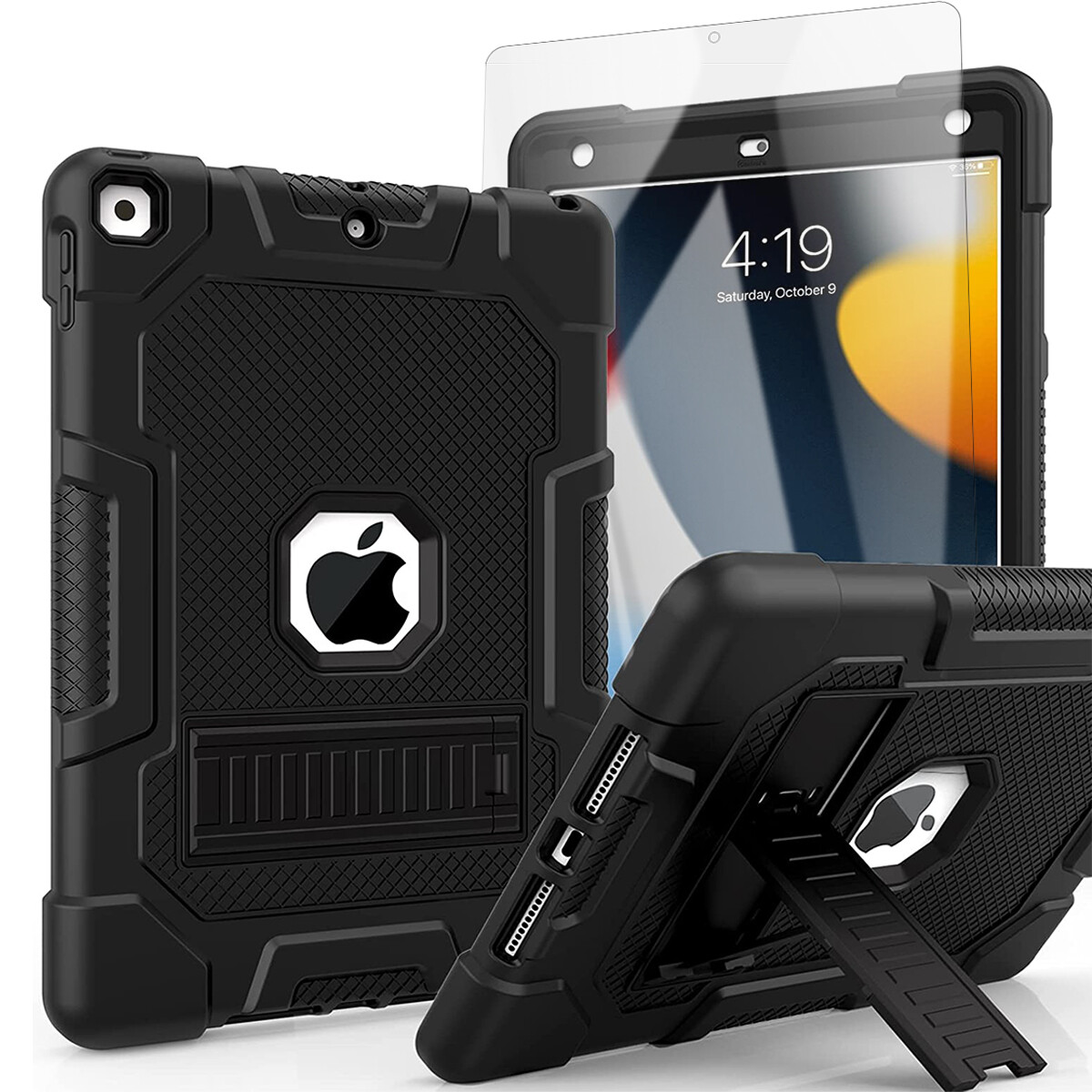 Case For Apple iPad 9th Generation 10.2" Heavy Duty Cover+Screen Protector+Pen