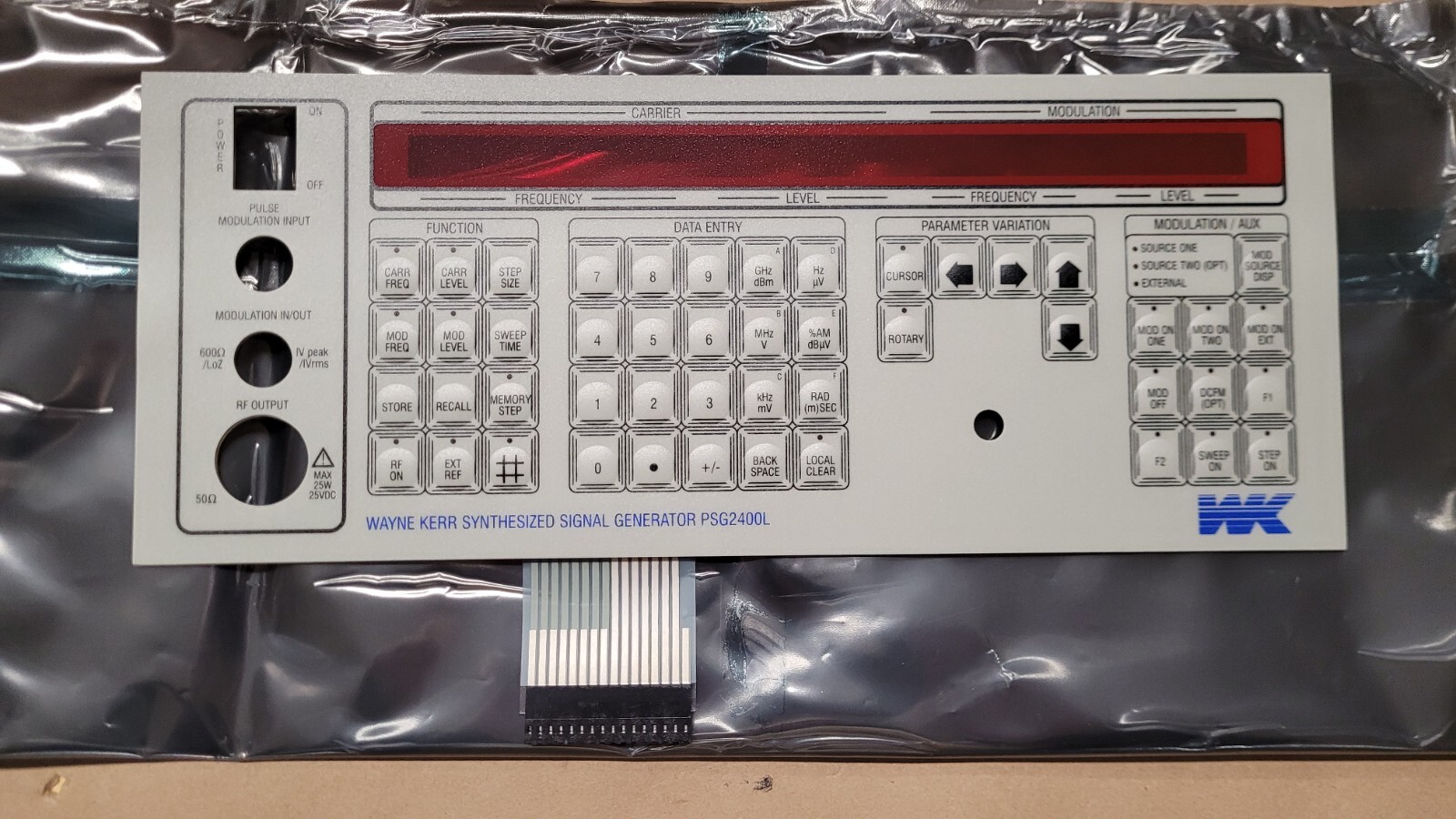 Wayne Kerr PSG2400L Synthesized Signal Generator Panel No.1