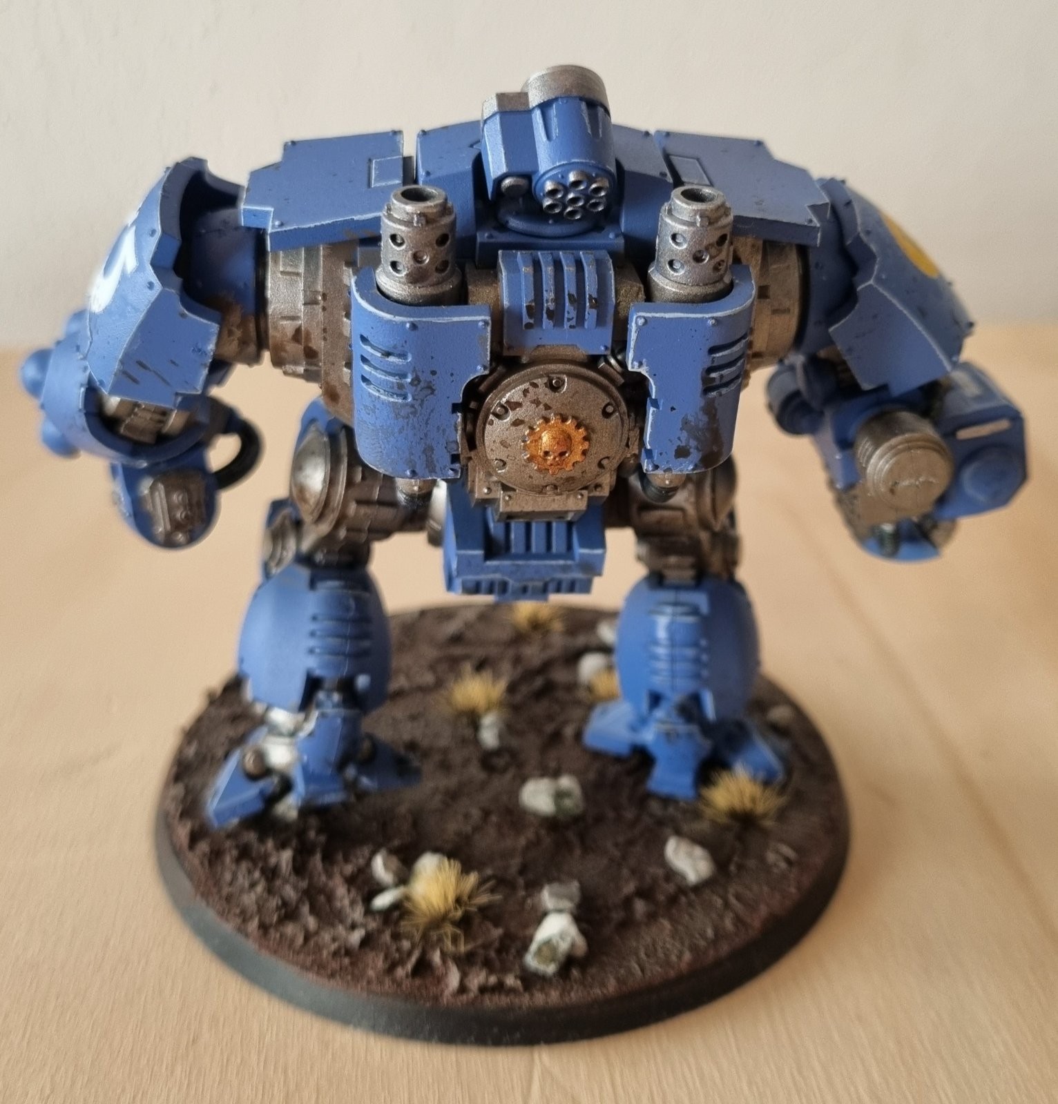 Redemptor Dreadnought Warhammer 40k Ultramarine - MAGNETIZED & Pro Painted