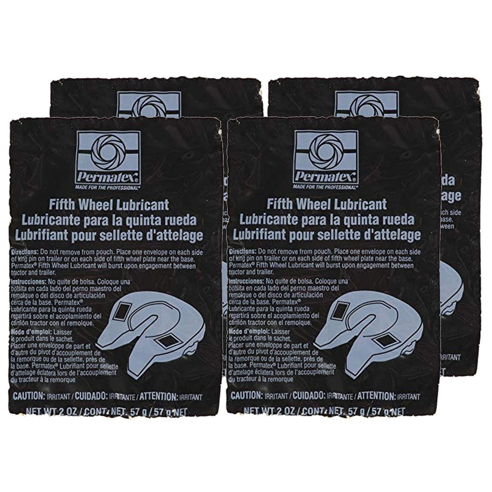 Permatex Trailer Hitch Ball Grease 01010 (4-PACK); Fifth Wheel Lubricant