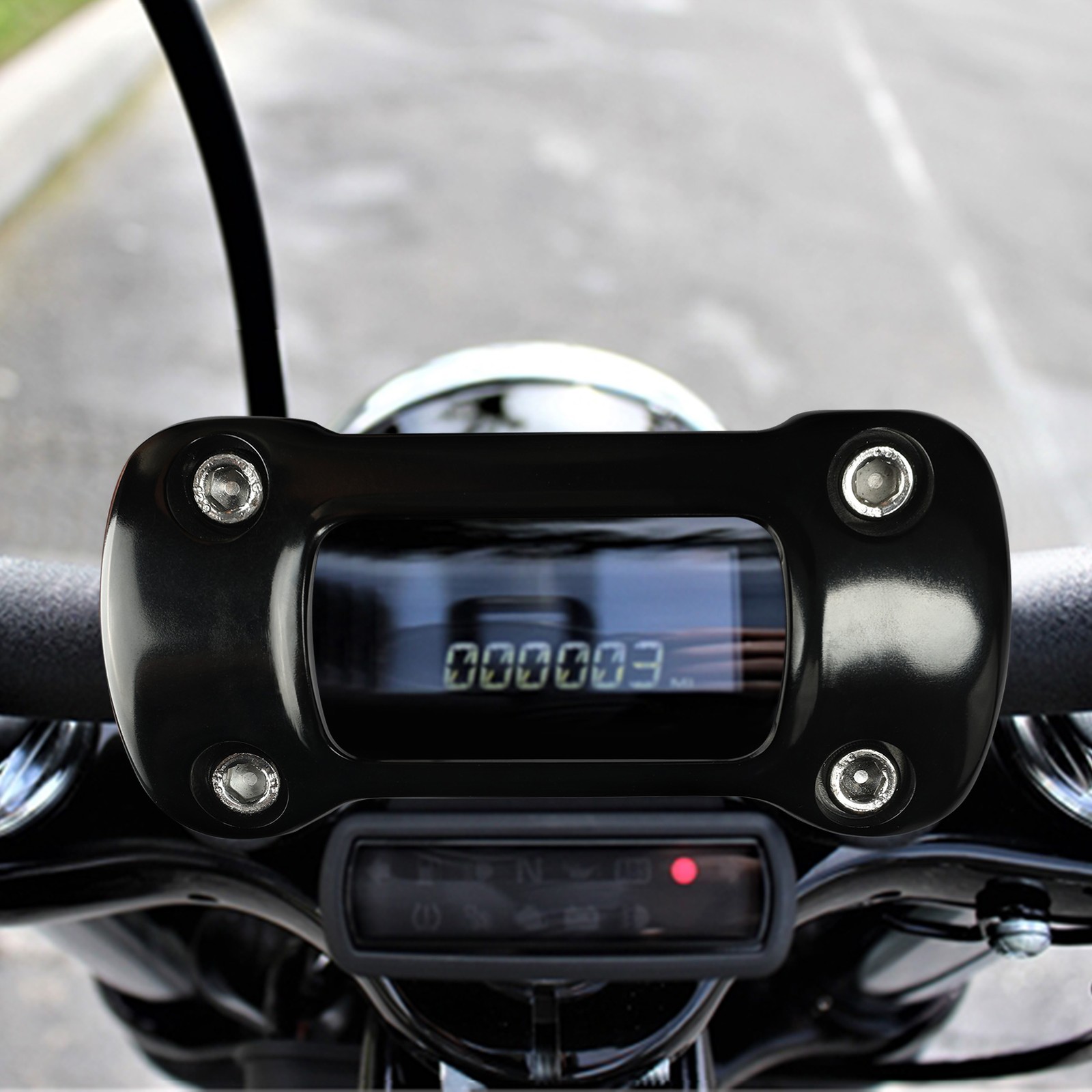 4" Handlebar Riser 1" Top Clamp Fit For Harley Softail FXBB FXBR FXBRS 2018-2024