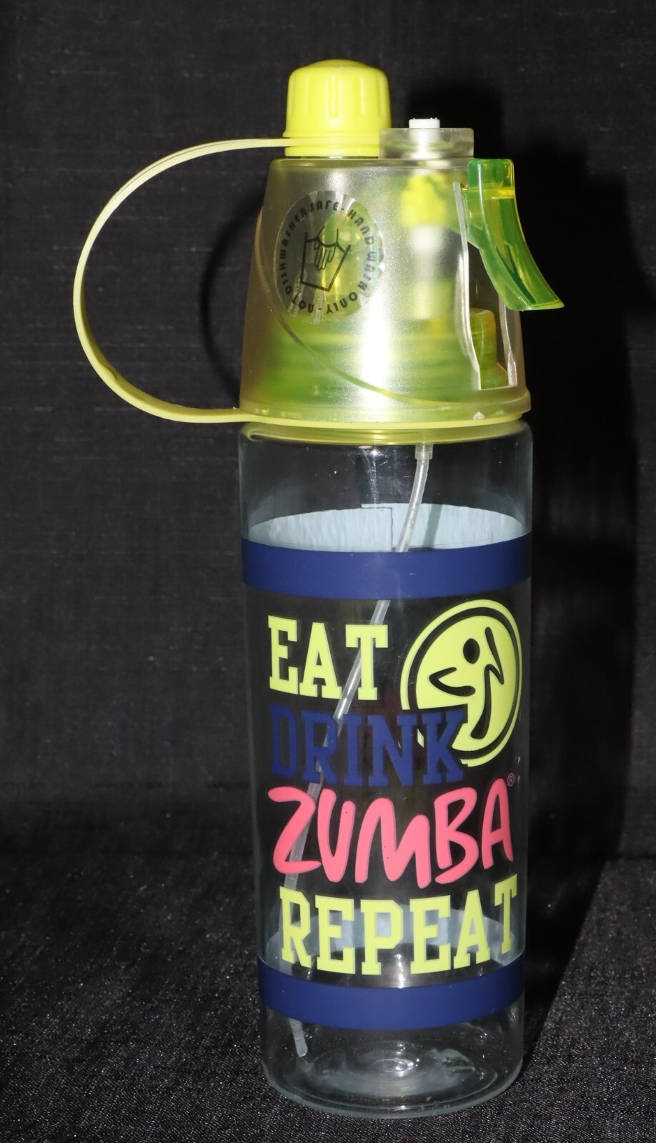 EAT, DRINK, ZUMBA REPEAT Water Bottle with Mister - 16 oz