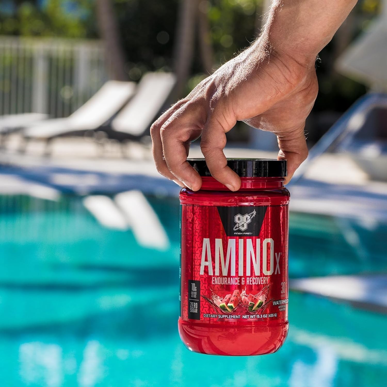 BSN Amino X EAAs BCAA - Muscle Support - Recovery - JUNGLE JUICE - CLUMPY
