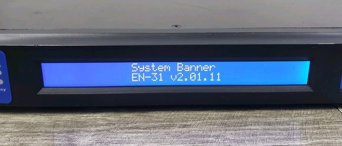 Powers Up* ADTEC EN-31 / MP2 Dual MultiCODEC Encoder/Modulator v2.01.11 UNTESTED
