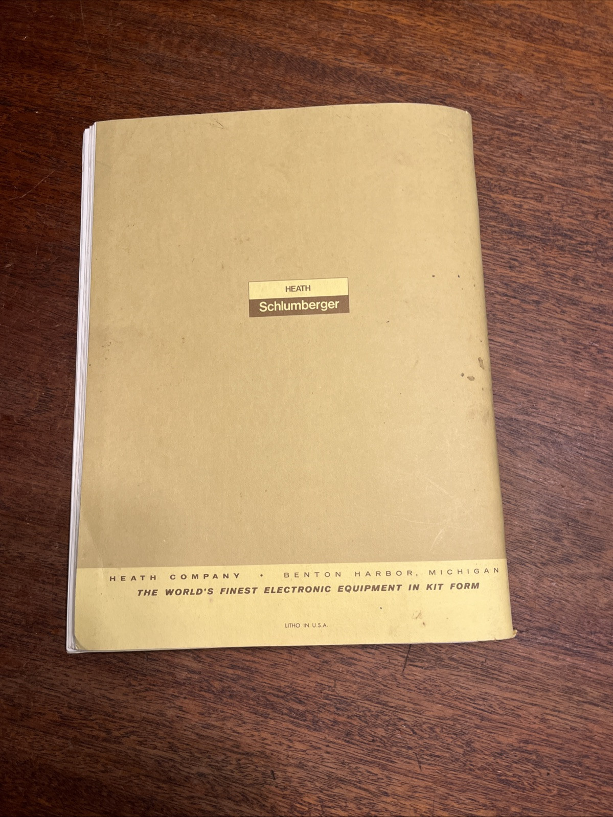 Original Heathkit GR-110 VHF scanning monitor original assembly manual