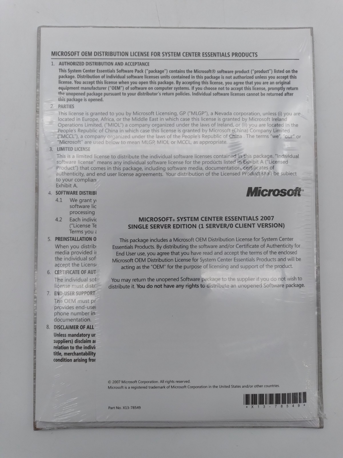 Intel Server Essentials 2.0 Build Deployment and Management Media Kit - As Is