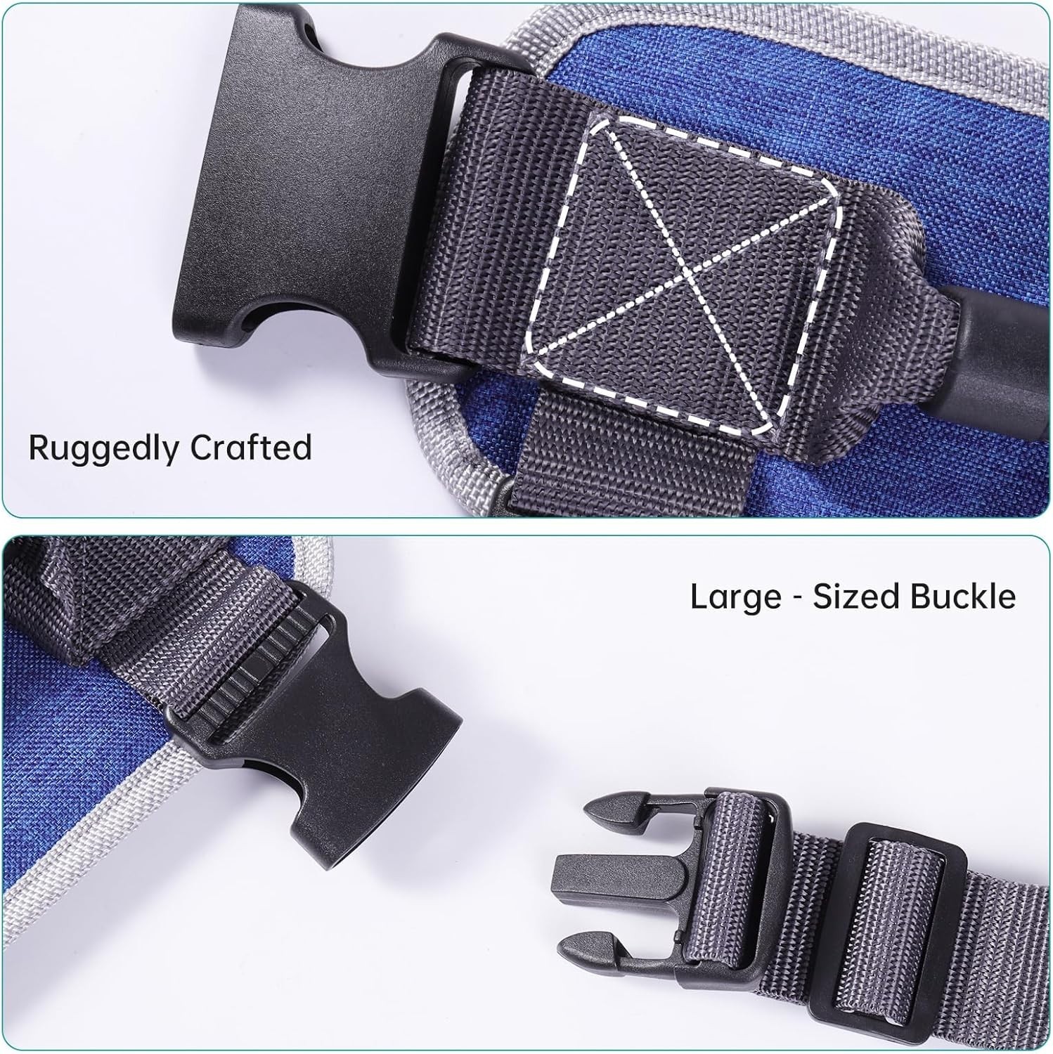 Gait Belt with 5-Pivot Handle - Lift Assist Technology Reduces Caregiver Stra...