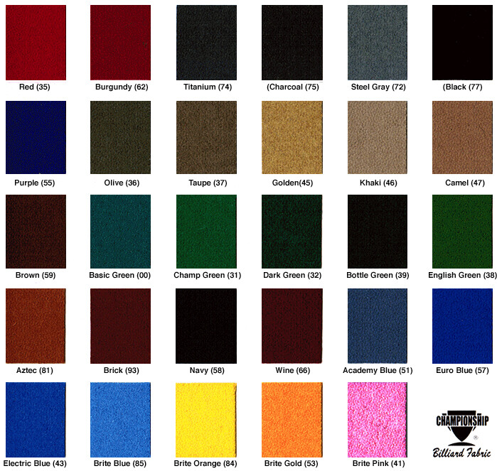 7' Championship Invitational Teflon Billiards Pool Table Felt Cloth Basic Green