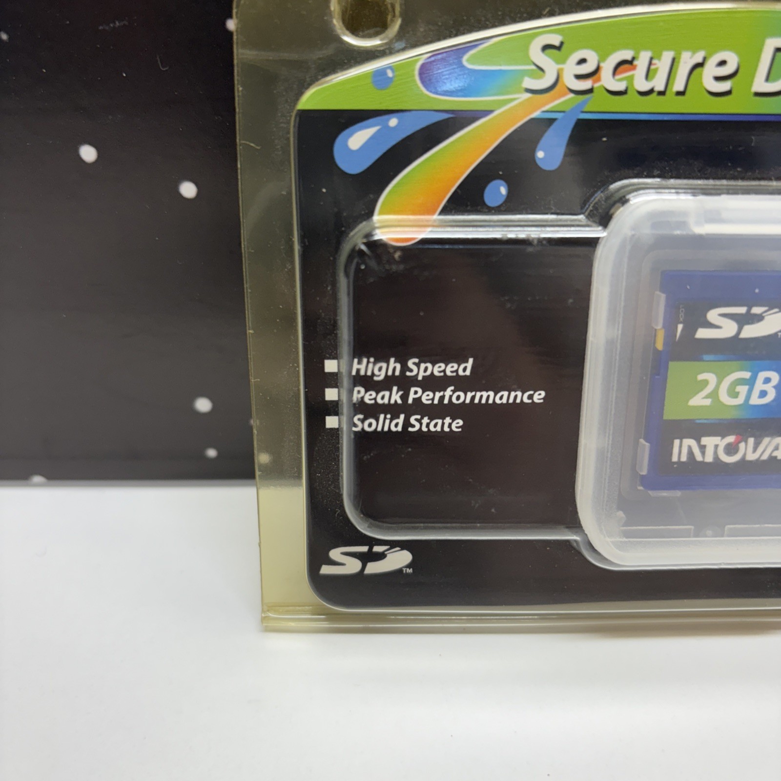 2GB SD Secure Digital memory card by Intova - New In Package